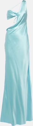 The Sei One-shoulder silk gown