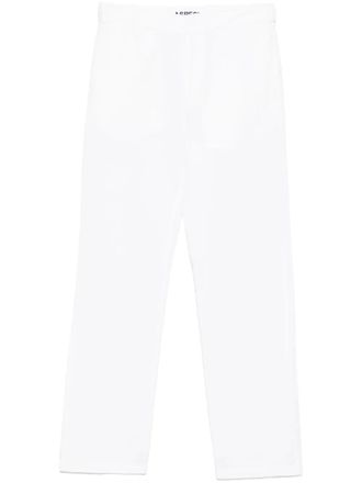 Aspesi straight-leg chinos - men - Linen/Flax/Cotton - 46 - White