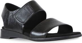 Munro Nissa Ankle Strap Sandal in Black Calf Leather at Nordstrom Rack, Size 8.5
