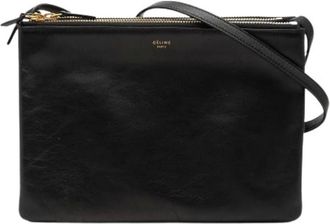 Celine Pre-owned Cross Body Bags, female, Black, Size: ONE SIZE Pre-owned The Trio Crossbody Bag