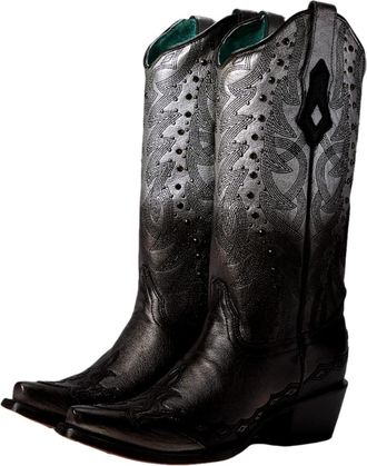 Corral Boots C3816 Black / Silver C3816 Womens