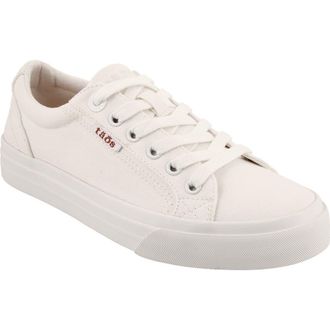 Taos Plim Soul Sneaker in White Canvas at Nordstrom Rack, Size 7.5