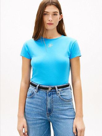 Tommy Hilfiger Camiseta de punto con logo texturizado