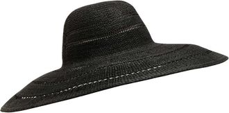 Lack of Color Lack OF Color Riveria Woven Straw sun hat - Black - 55 (55cm / S)