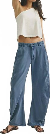 Free People Spotlight Trouser In Flint Stone