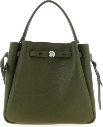 Tory Burch Romy Bucket Bag - Dames - Schoudertassen - Groen - ONE Size - Leer - Tassen