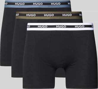 HUGO BOSS Trunks aus Baumwoll-Mix im 3er-Pack in Black, Größe XXL