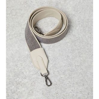 Brunello Cucinelli Womens Beige Leather Strap With Clasp