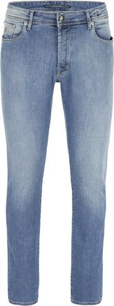 Atelier Noterman Slim Fit Jeans - Heren - Slim Fit Jeans - Blauw - W34 L32 - Katoen - Jeans