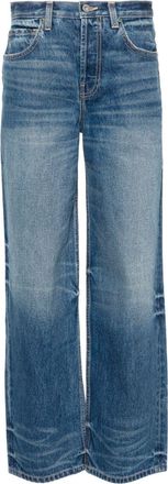 Interior Remy mid-rise wide-leg jeans - women - Cotton - 28 - Blue