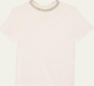 Zimmermann Embellished Short-Sleeve Tee