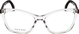 Rag & Bone Ladies White Rectangular Eyeglass Frames RNB3065