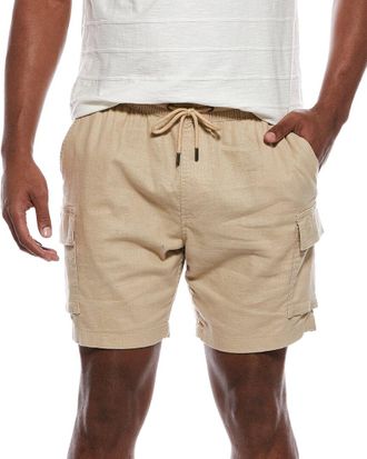 Onia Stretch Linen-Blend Cargo Short