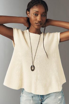 Pilcro Cotton Knit Swing Top