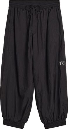 Yohji Yamamoto Wide Nylon Track Pants in Black at Nordstrom, Size X-Large