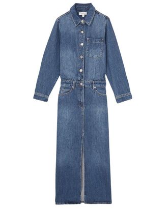 Reiss Terra Denim Midi Dress
