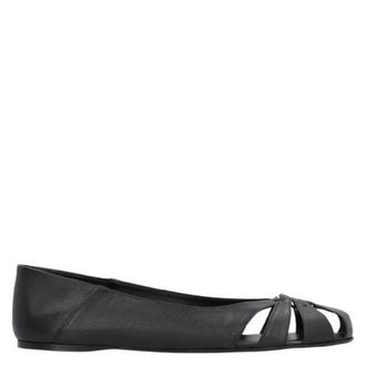 Ferragamo Aurelie Gancini Ornament Ballet Flats, Size 7 C