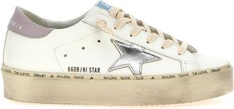 Golden Goose Pink Lace Up Sneakers