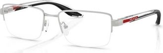 Prada PS 51Sv Optical Frame - Heren - Brillen - Grijs - 56 MM - Accessoires