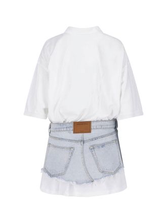 Alexander Wang Womens Dresses Light Blue Cotton