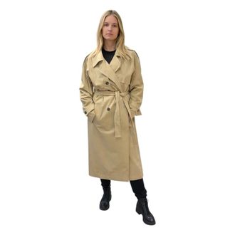 Please Trench Coats, female, Beige, Size: L Trench Lungo