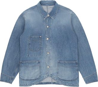 Fortela Trading Custom Wash Denim Jacket in D240 at Nordstrom, Size Xx-Large