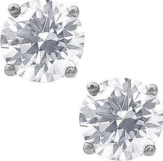 Grown Brilliance 14KT White Gold 0.75 Carat Lab Grown Diamond Stud Earrings for Women