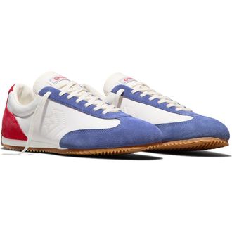 Converse Jogger Sneaker in Egret/Indigo Storm/Red at Nordstrom, Size 11.5