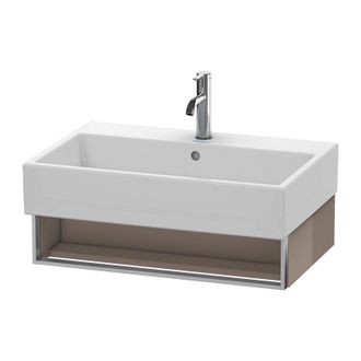 Duravit Mueble De Pared Duravit Vero Air 68,4 X 43,1 Cm, 1 Compartimento Abierto, Para Vero Air 235070, Color (frente/cuerpo): Cappuccino Laca Alto Brillo - V