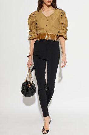 Chlo&eacute; Short Top, Womens, Brown