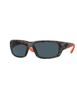 Costa Fantail Wetlands Sunglasses In (Blaze Orange) Gray