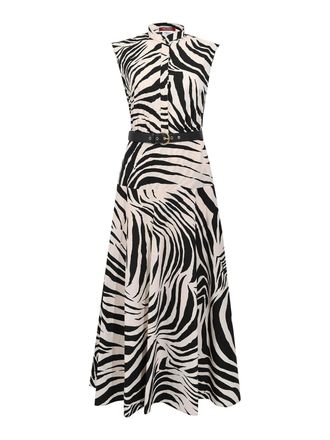 Max Mara Mstwest Shirt Dress In Printed Poplin