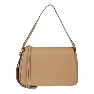 Tory Burch Tassen, Dames, Bruin, ONE Size, Leer, Romy Schoudertas