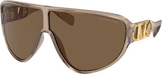 Michael Kors MK2194 EMPIRE SHIELD 393773 Womens Sunglasses Brown Size 69
