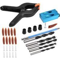 OEM Kit De Perforaci&oacute;n Con Plantilla Para Agujeros Ocultos 34pcs, Gu&iacute;a De Perforaci&oacute;n Para Carpinter&iacute;a - Crezuo