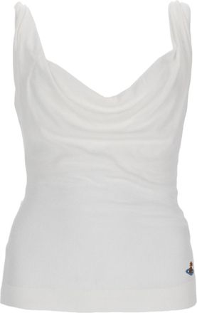 Vivienne Westwood Anna Draped Cowl Neck Viscose Top