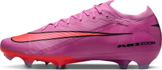 Nike Mens Mercurial Vapor 16 Elite Firm-Ground Low-Top Soccer Cleats in Pink | FQ1457-600
