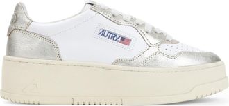 Autry White Platform Leather Sneakers
