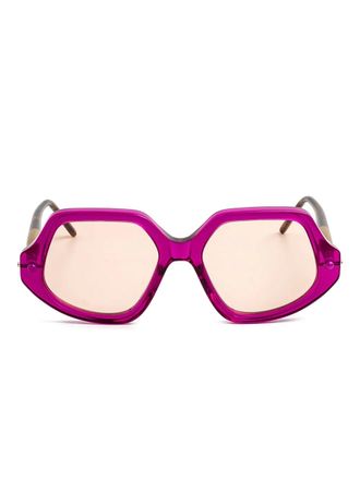 Kuboraum P20 sunglasses - unisex - Acetate/Metal - 55 - Purple
