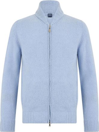 Fedeli Ritsvest - Heren - Vesten - Blauw - L - Wol - Truien & Vesten