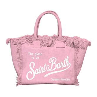 MC2 Saint Barth Tote Bag - female - MC2 Saint Barth - Shopping Bags - Pink - ONE SIZE - Bags