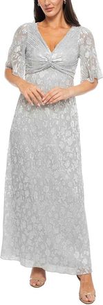 Marina Rossini Pleated Gown