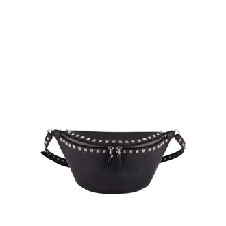 Valentino Garavani Heren, Tassen, Zwart, Maat: ONE Size Leer