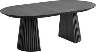 Moloo Mesa de comedor de 200 a 300 cm negra