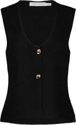 Bishop + Young Womens Gelina Sleeveless Sweater In Black