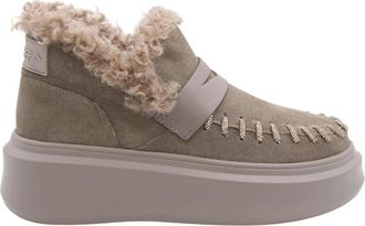 Tosca Blu Stijlvolle Boot met Pioenroos Details - Dames - Winterlaarzen - Beige - 37 EU - Schoenen