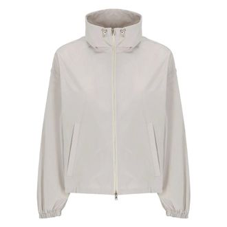 Herno Light Jackets, female, Gray, Size: XS Herno Coats Grey