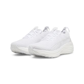 Puma Womens ForeverRun NITRO Knit Running Shoes - White Rubber - Size UK 4.5
