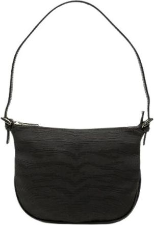 Fendi Pre-owned Vintage Schoudertas - Dames - Vintage Schoudertas - Zwart - ONE Size - Leer - Vintage