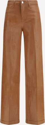 L'agence Clayton Coated wide leg Jeans Female 32
